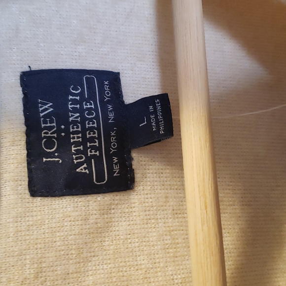 J. Crew cream navy sherpa authentic fleece - Picture 4 of 11